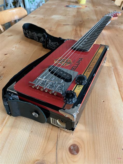 electric box cigar guitar|solid body cigar box guitar.